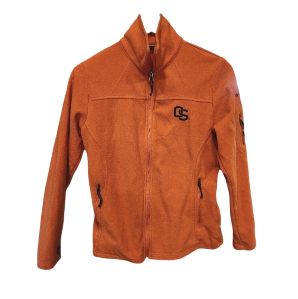 Columbia Women's Fleece Jacket Zip Up Fleece Oregon State University Beavers S